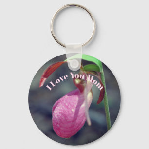 Chaveiro Eu Amo Você Mãe Flor de Sapato de Senhora 
