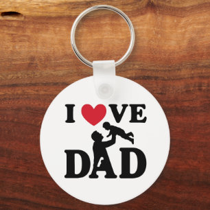Chaveiro eu amo você papai