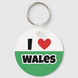 Chaveiro Eu amo Wales