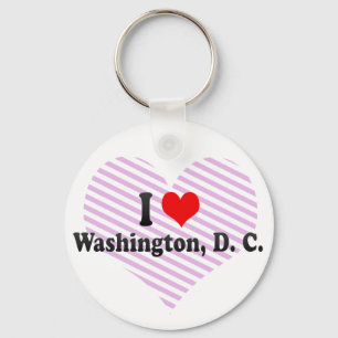 Chaveiro Eu amo Washington, C.C., os Estados Unidos