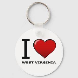 CHAVEIRO EU AMO WEST VIRGINIA
