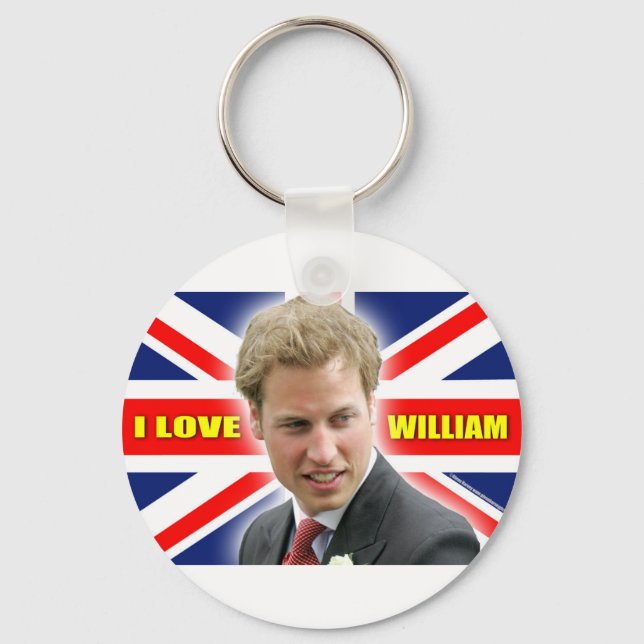 Chaveiro Eu amo William (Frente)