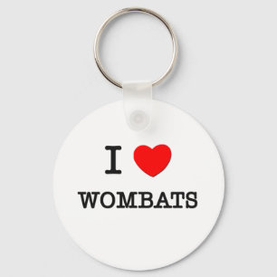 Chaveiro Eu amo WOMBATS