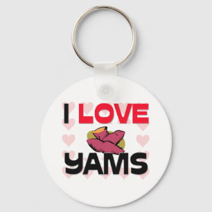 Chaveiro Eu amo Yams