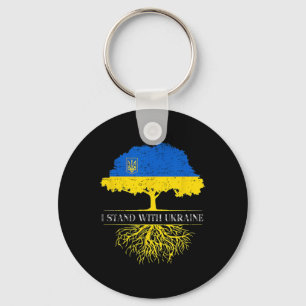 Chaveiro Eu Apoio Camisas Da Ucrânia 2025 Bandeira Ucranian