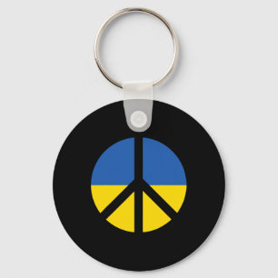 Chaveiro Eu Apoio Ucrânia Fica Com a Bandeira Ucraniana
