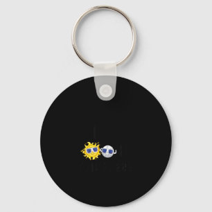 Chaveiro Eu Camiseta Fui Enlunado Lua Total Solar