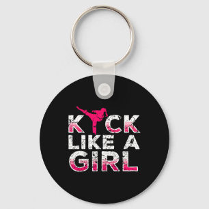 Chaveiro Eu Chuto Como Uma Garota-karate Kickboxing Garotas