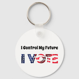 Chaveiro Eu Controle O Meu Futuro - Eu Voto