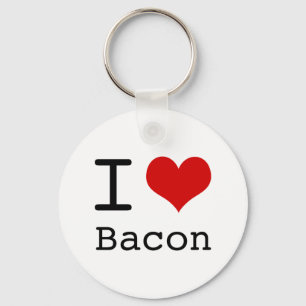 Chaveiro Eu coração Bacon