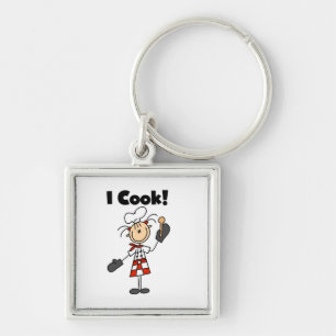 Chaveiro Eu Cozinho - Chef Feminino
