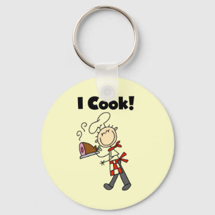 Chaveiro Eu Cozinho - Chef Masculino
