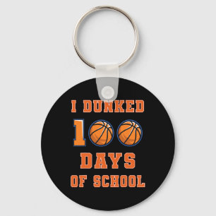 Chaveiro Eu dava 100 dias de basquete escolar 100º dia o