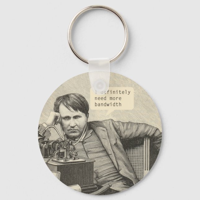 Chaveiro Eu definitivamente preciso de mais largura de band (Frente)