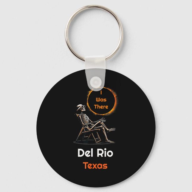 Chaveiro Eu Divertido Eclipse Solar Del Rio Texas (Frente)