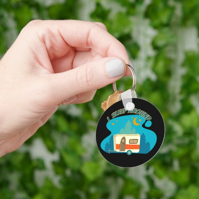 Chaveiro Eu Dormi Em Volta De Camper Van Camping Explorer N (Mão)