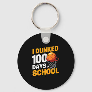 Chaveiro Eu Dunked 100 Dias De Esboço Escolar 100º Dia Meni