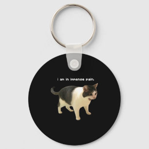 Chaveiro Eu Engraçado Sou Gato Meme de Dor Imensa