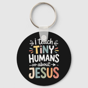 Chaveiro Eu Ensino Jesus a Humanos Pequenos _1