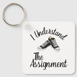 Chaveiro Eu Entendo A Atribuição Votar Presente Azul