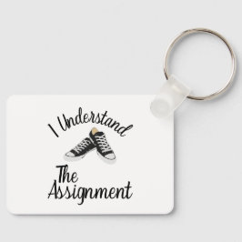 Chaveiro Eu Entendo A Atribuição Votar Presente Azul