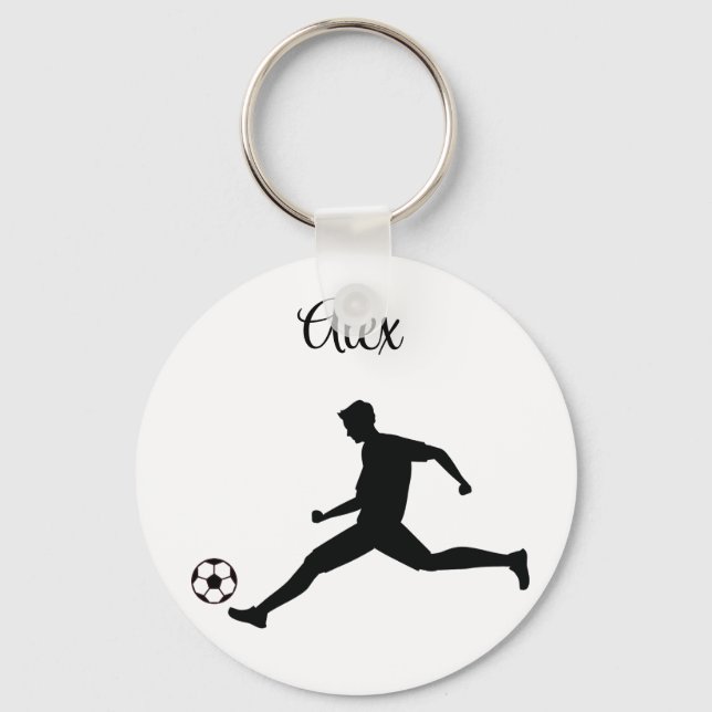 Chaveiro Eu era nascer de jogar futebol (Frente)