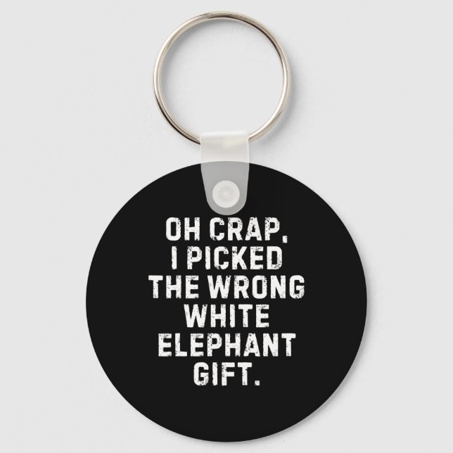 Chaveiro Eu Escolhi A Ch De Troca De Presentes De Elefante  (Frente)
