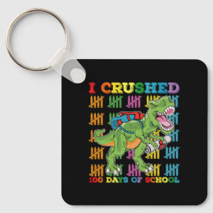 Chaveiro Eu Esmaguei 100 Dias De Aula T Rex Dinossauro