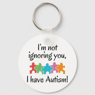 Chaveiro Eu estou com o autismo