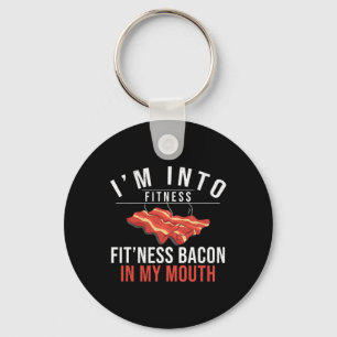 Chaveiro Eu estou em Malhação Bacon em meu Churrasco Grilin