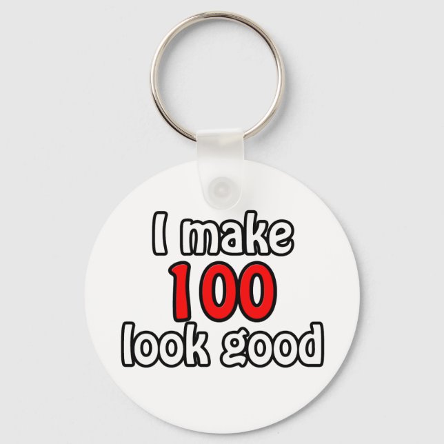 Chaveiro Eu faço 100 ficar bem (Frente)
