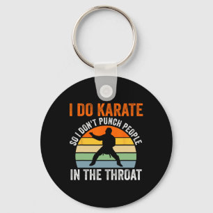 Chaveiro Eu faço Karate então não soco as pessoas Artes Mar