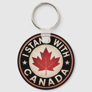 Chaveiro Eu fico com o Canadá