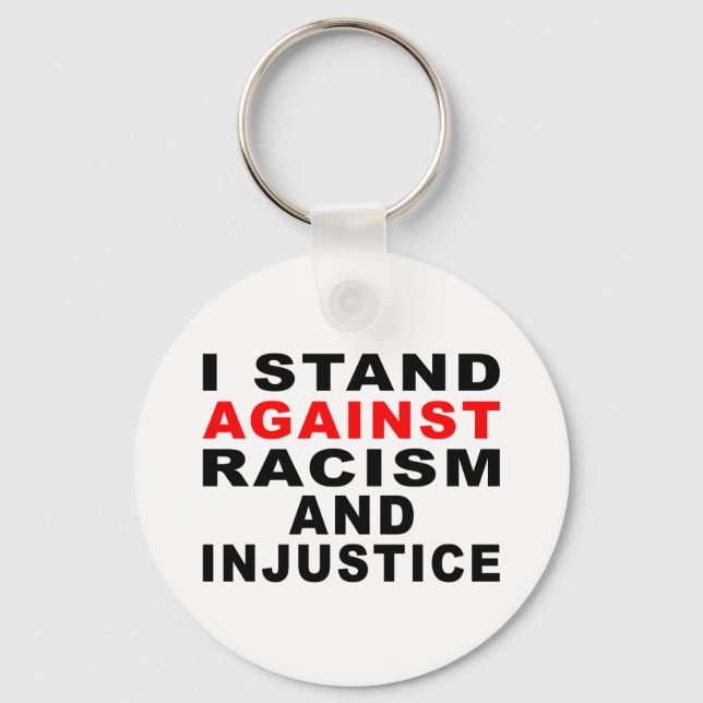 CHAVEIRO EU FICO CONTRA O RACISMO E A INJUSTIÇA (Frente)