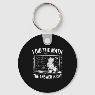 Chaveiro Eu Fiz A Conta A Resposta É Matemática De Gato Eng