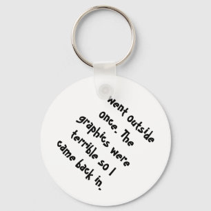 Chaveiro Eu fui parte externa uma vez que os gráficos eram