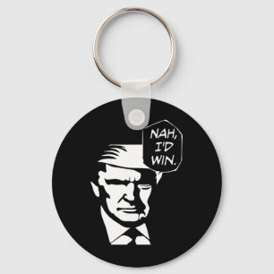 Chaveiro Eu ganharia o Funny Trump 2024 Memes Republicanos 