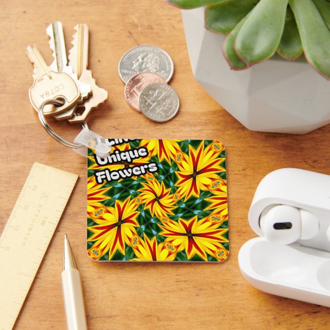 Chaveiro Eu Gosto De Flores Únicas (Mesa)