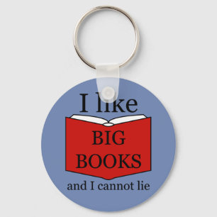 Chaveiro Eu gosto de livros grandes