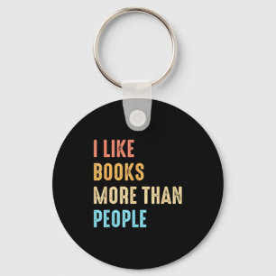 Chaveiro Eu Gosto Mais de Livros do Que de Pessoas Amantes