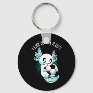 Chaveiro Eu Gosto Muito de Futebol Axolote Treinamento de F