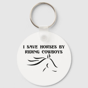 Chaveiro Eu Guardo Cavalos Andando De Cowboys