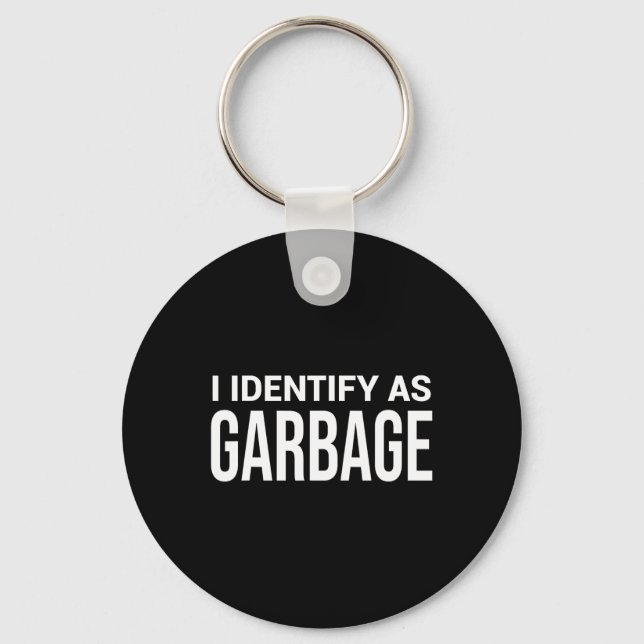 Chaveiro Eu Identifico Como Lixo Para Ruas Políticas Engraç (Frente)