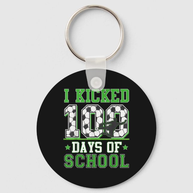 Chaveiro Eu Joguei 100 Dias De Futebol Escolar 100 Rapazes (Frente)