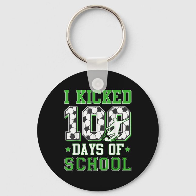 Chaveiro Eu Joguei 100 Dias De Futebol Escolar 100 Rapazes (Frente)