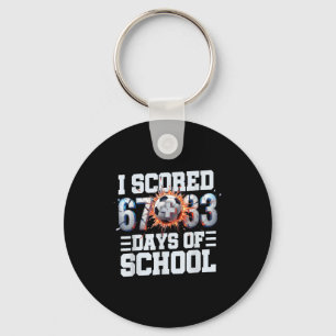 Chaveiro Eu Marquei 67+33 100 Dias Da Escola Futebol Esport