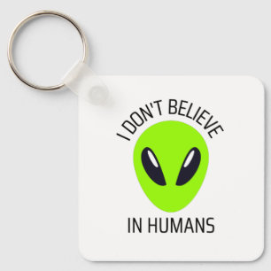 Chaveiro Eu não acredito em humanos