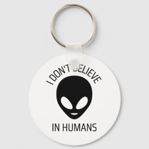 Chaveiro Eu não acredito em humanos