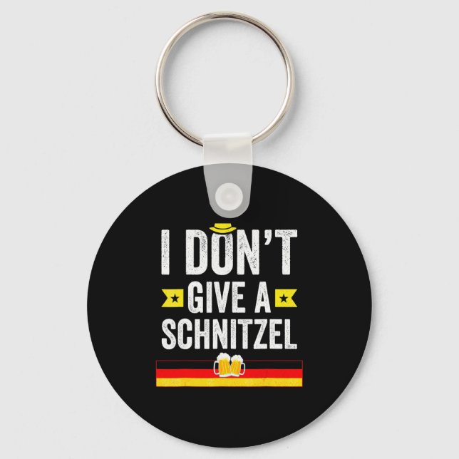 Chaveiro Eu Não Dou Um Schnitzel Alemão (Frente)