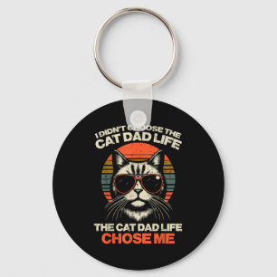 Chaveiro Eu Não Escolhi a Vida de Pai de Gato, a Vida Me Es